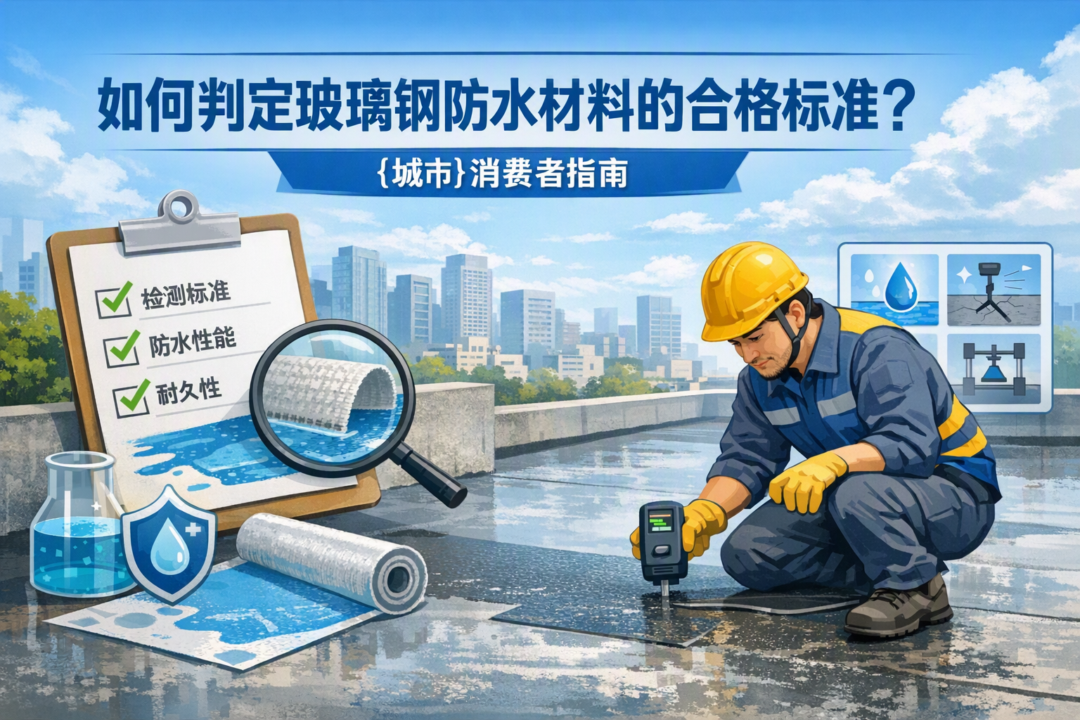 如何判定玻璃钢防水材料的合格标准？ 绵阳 消费者指南