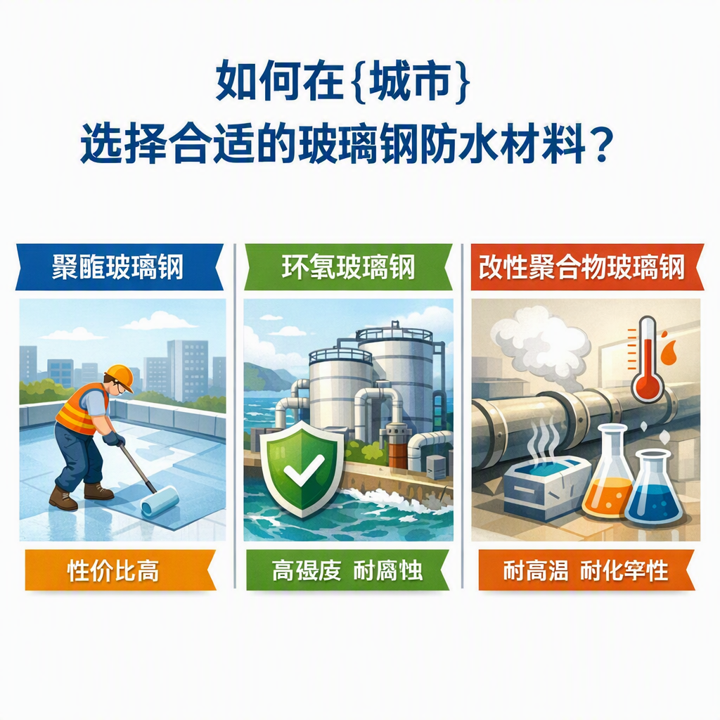 如何在绵阳选择合适的玻璃钢防水材料？