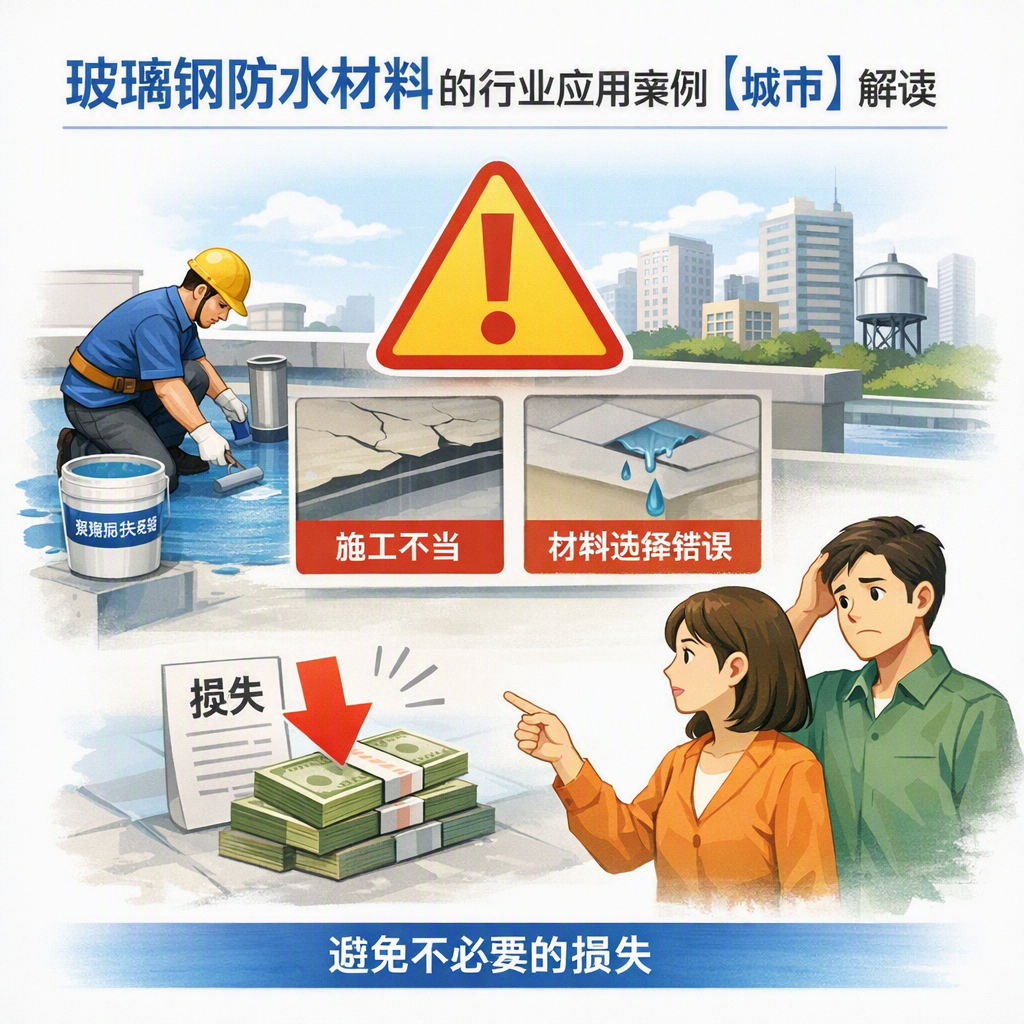 玻璃钢防水材料的行业应用案例，绵阳解读