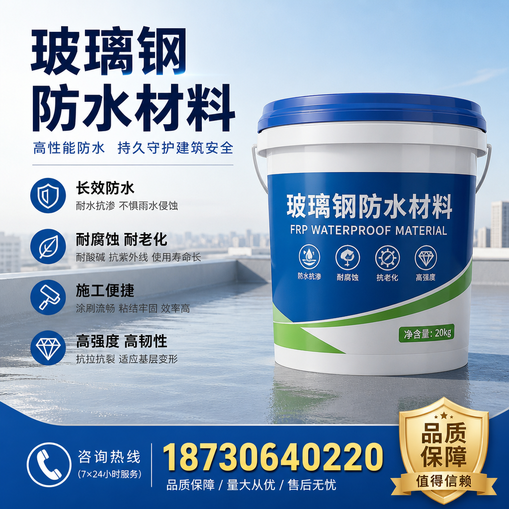专家解析:玻璃钢防水材料的市场前景分析在 绵阳